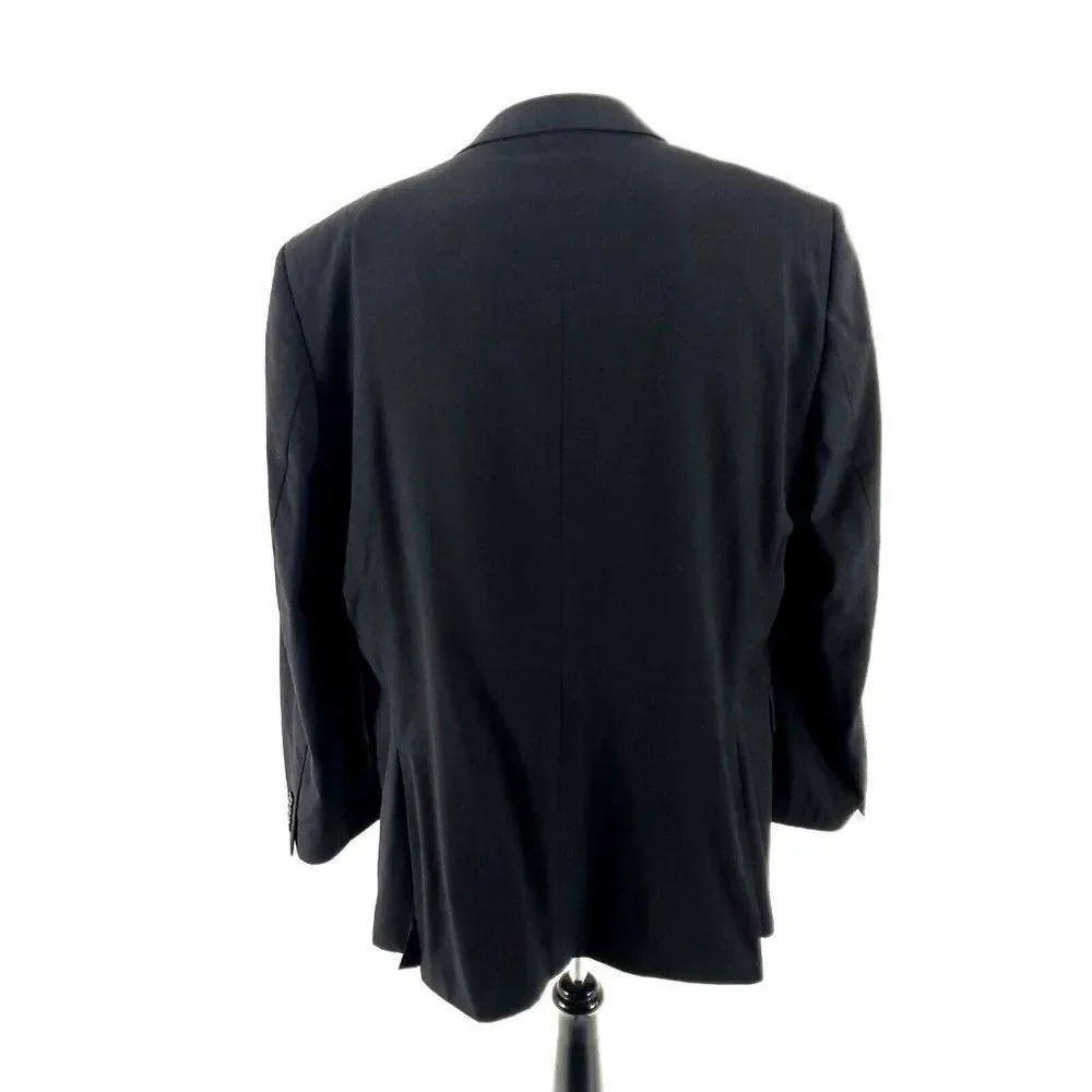Pronto Uomo‎ Wool 2 Button Blazer 46L Or Slim 48L Gray